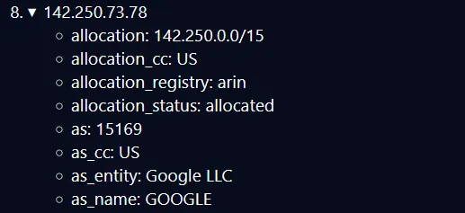 Image of drilling down into a hop
